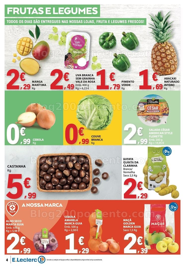 Antevisão Folheto E-LECLERC Promoções de 24 a 30 setembro